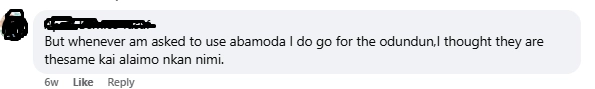 Excerpt from Facebook discussion