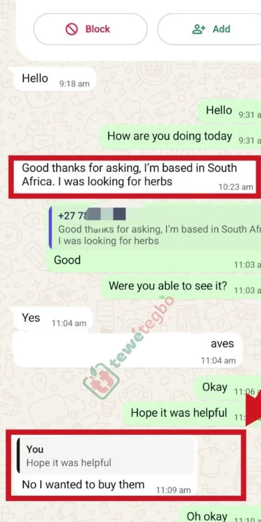 Wants to buy leaves